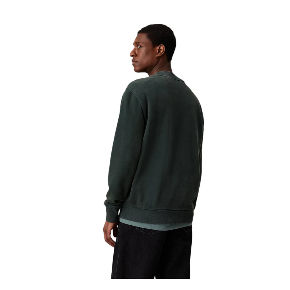 Calvin Klein Jeans Crewneck Sweatshirt Green Heren
