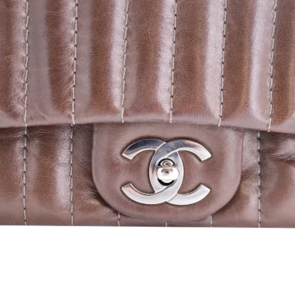 Chanel Vintage Pre-owned Leather chanel-bags Brown Dames