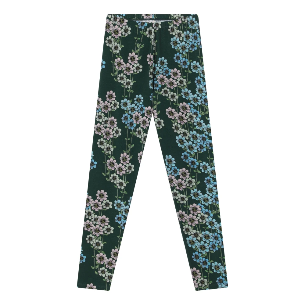 Mini Rodini Skinny Leggings för en snygg look Green, Flicka