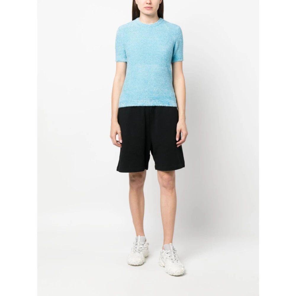 Acne Studios Klassieke Crew Neck Sweater Blue Heren