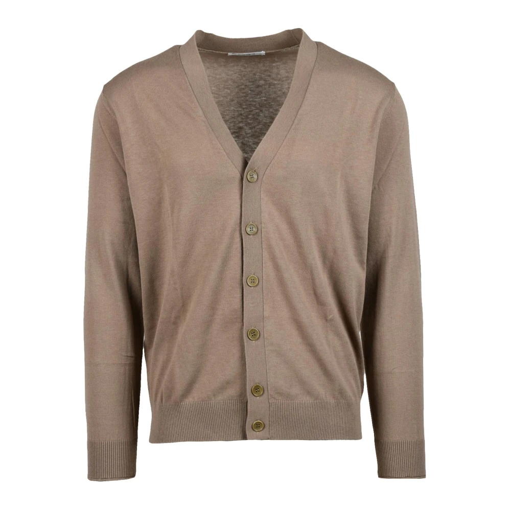 Kangra Katoen Linnen Vest Brown Heren