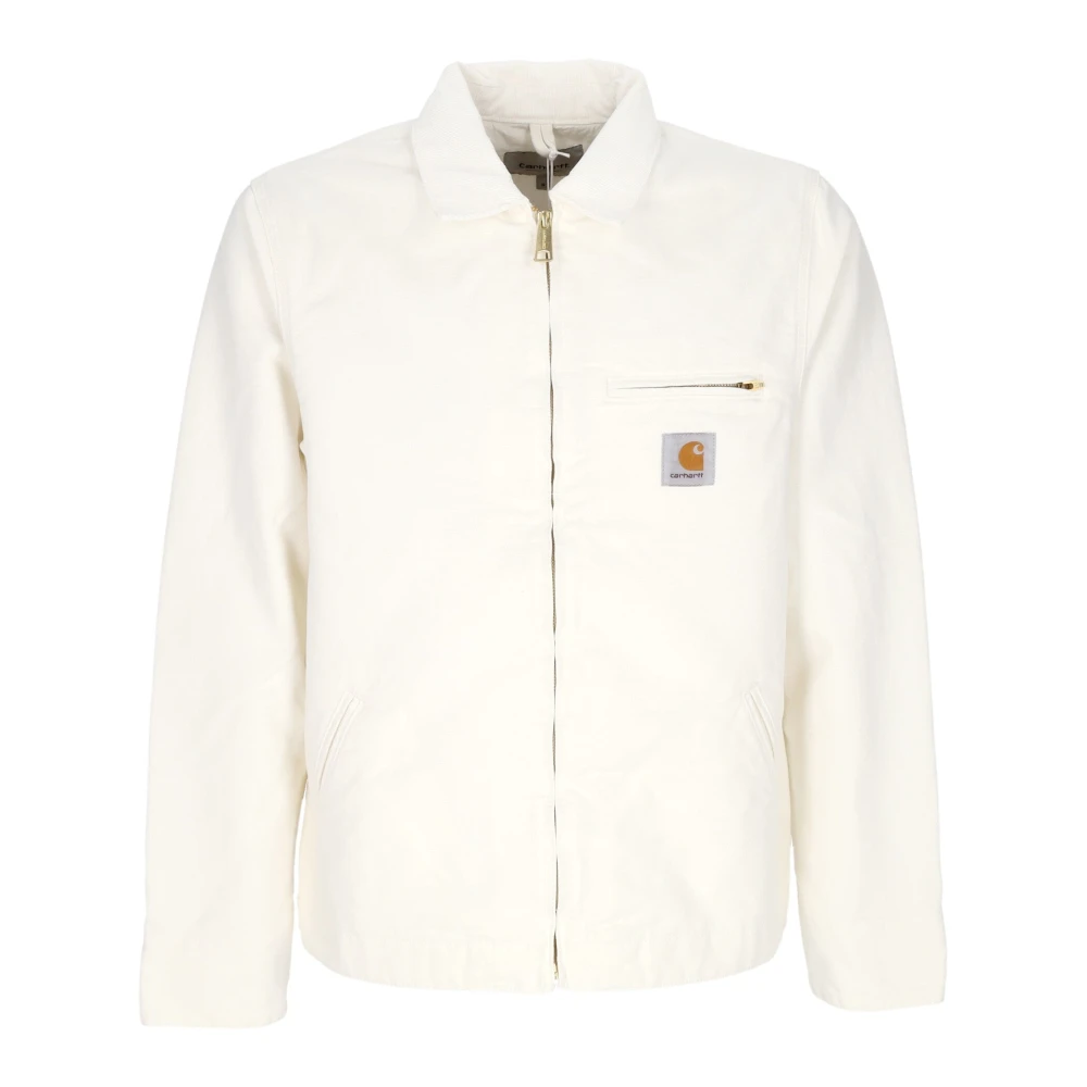 Carhartt WIP Canvasjas met fluwelen kraag White Heren