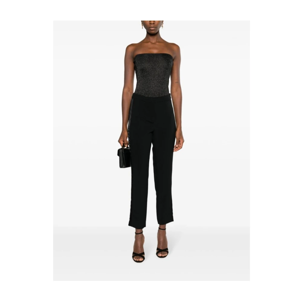 Federica Tosi Cropped Trousers Black Dames