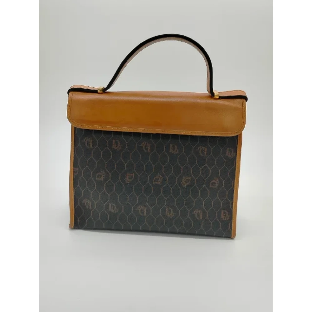 Dior Vintage Pre-owned Canvas dior-bags Brown Dames