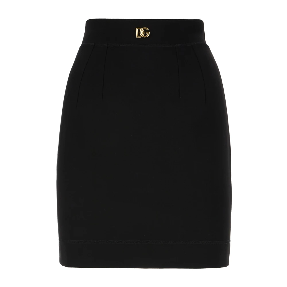 Dolce & Gabbana Elegante Gonne Jurk voor Vrouwen Black Dames