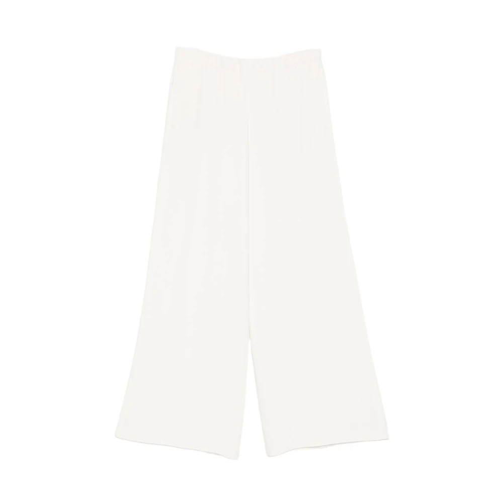 Seventy White Wide Trousers, Female, S, Wide Flared Trousers