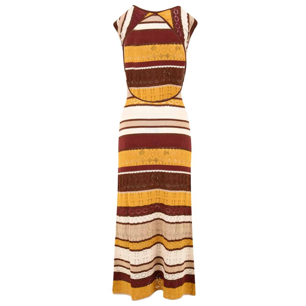 Akep Multicolor Jurk Model Vskd05068 V2 Multicolor Dames