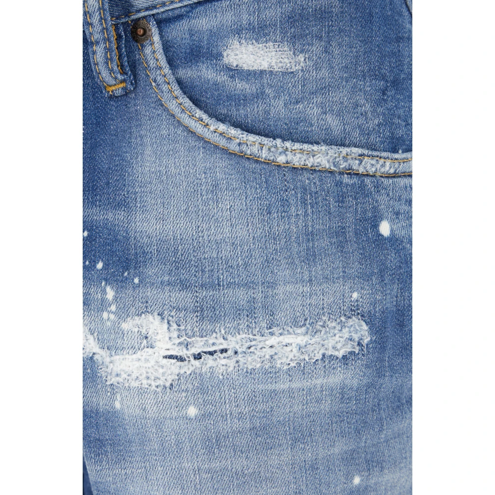 Dsquared2 Stijlvolle Bermuda Shorts voor Mannen Blue Heren