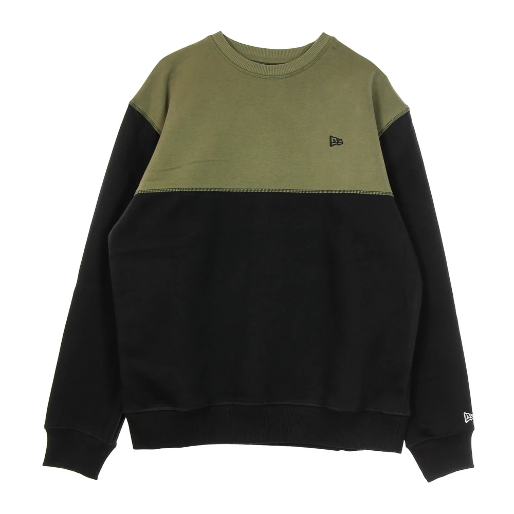 New era Outdoor Utility Crewneck Fleece Sweatshirt Zwart Olijf Black Heren
