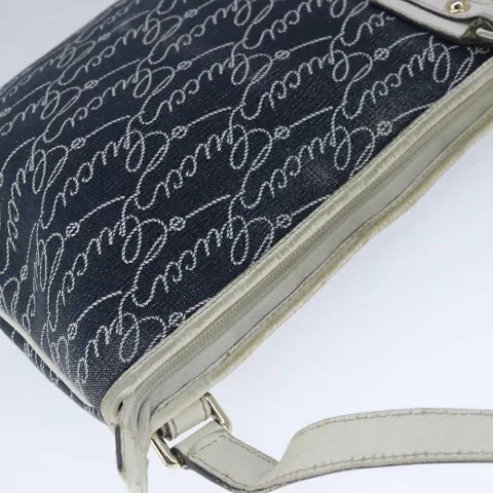 Gucci Vintage Pre-owned Canvas gucci-bags Blue Dames
