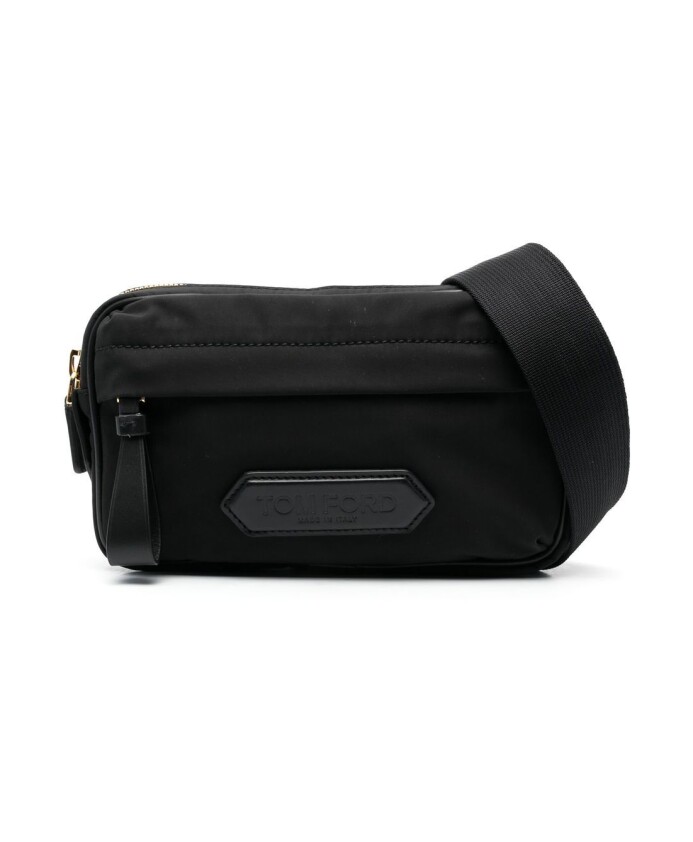 black-logo-pouch-bag