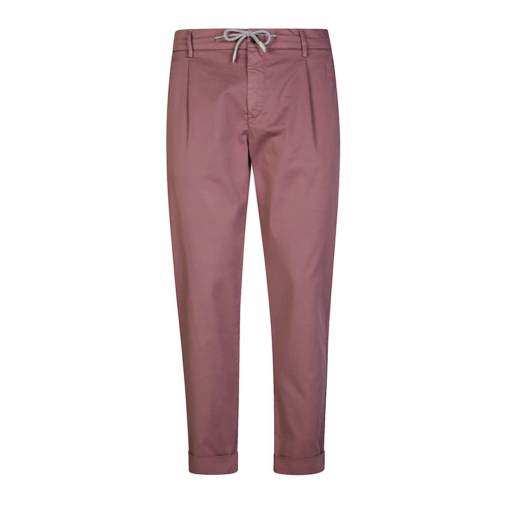 Eleventy Men's Purple Cotton Jogger Trousers W31