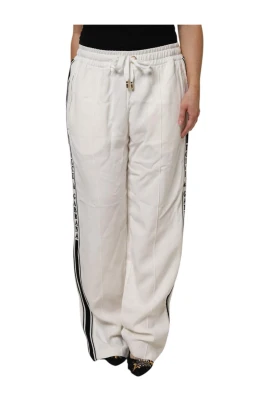 Vita Jogger Sweatpants med Dragsko