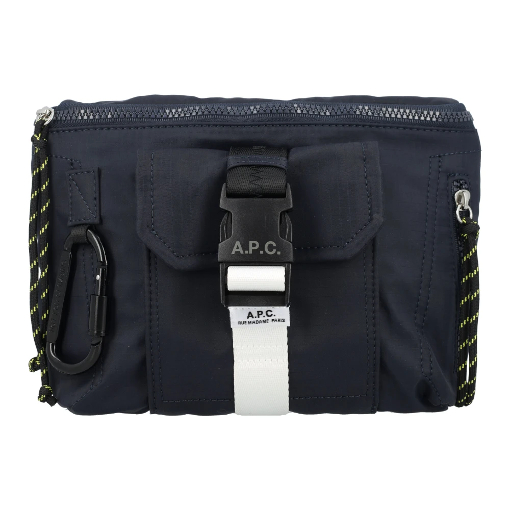 A.p.c. Donker Marineblauwe Banane Trek Schoudertas Blue Heren