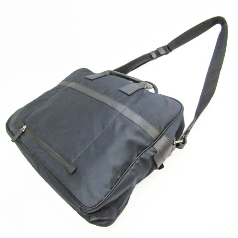 Bally Pre-owned Leather handbags Black Heren