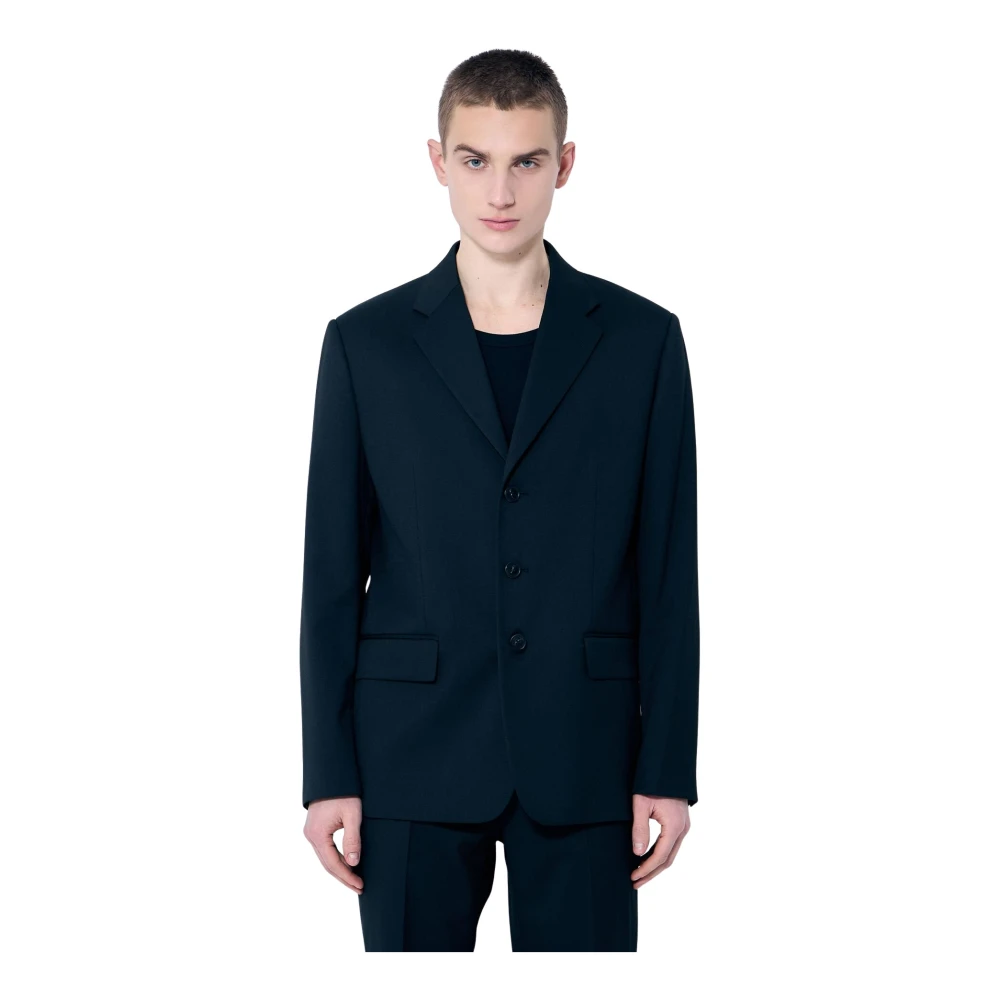MM6 Maison Margiela Italiaans Getailleerde Blazer Black Heren