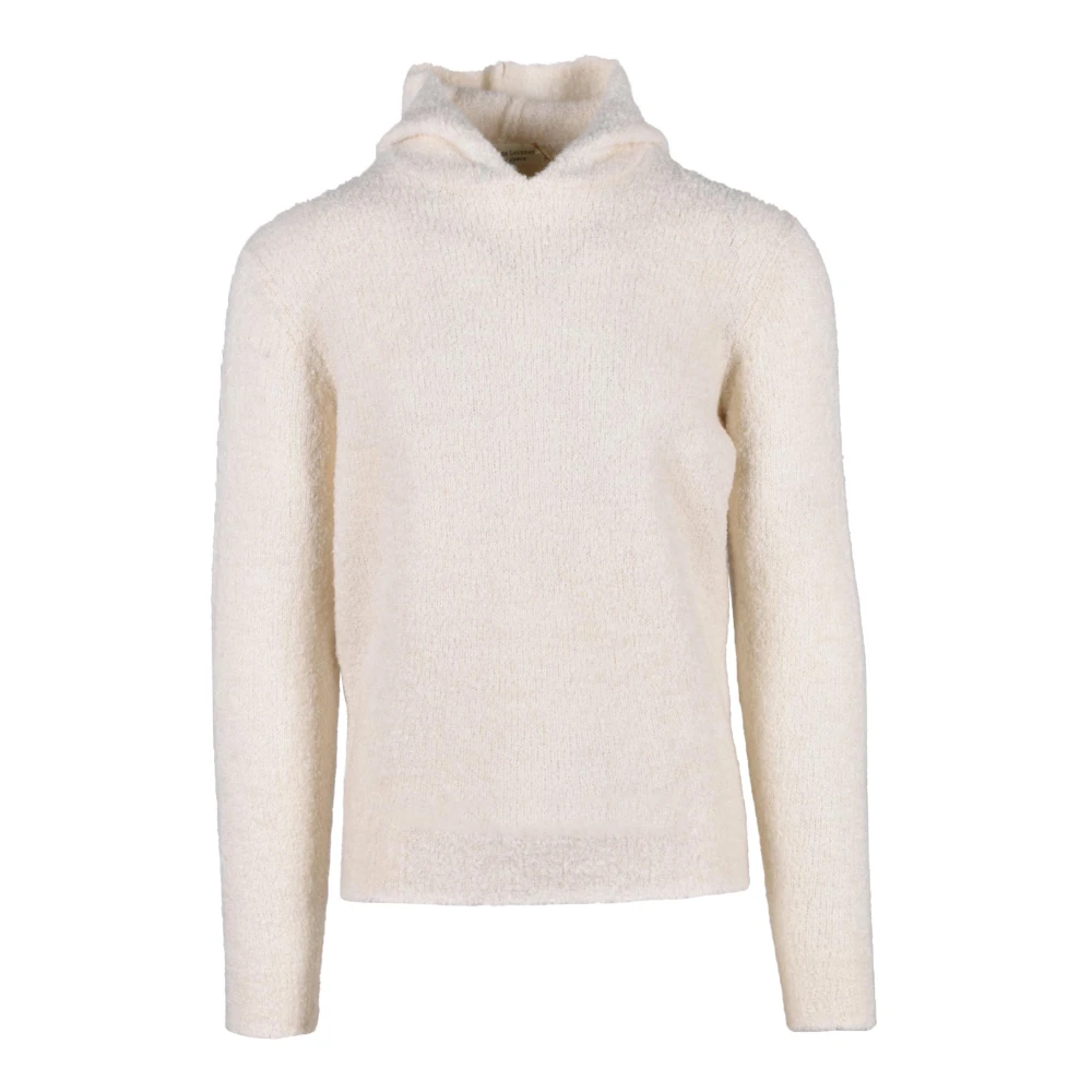 Filippo De Laurentiis Alpaca Wolmix Gebreide Trui Beige Heren