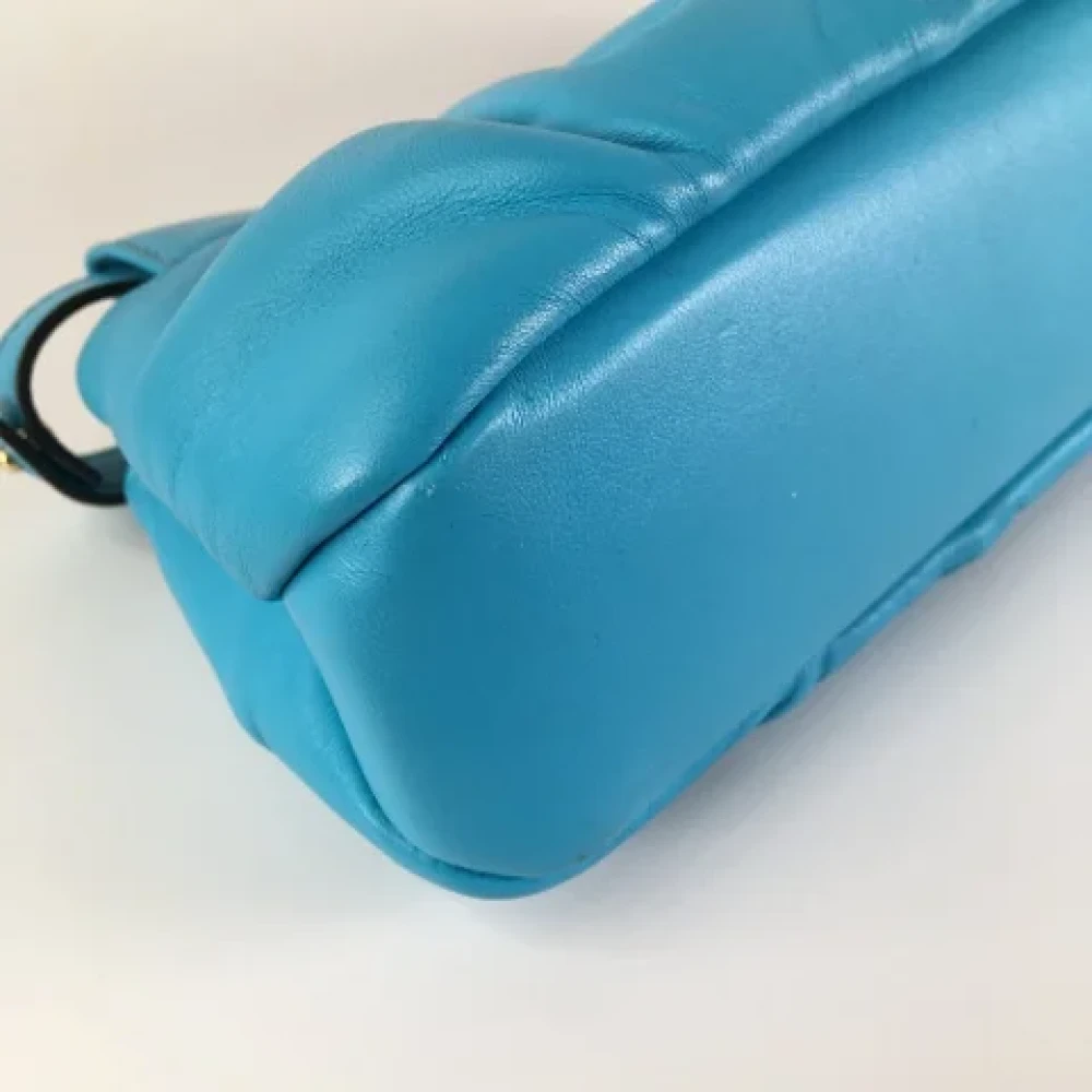 Fendi Vintage Pre-owned Leather fendi-bags Blue Dames