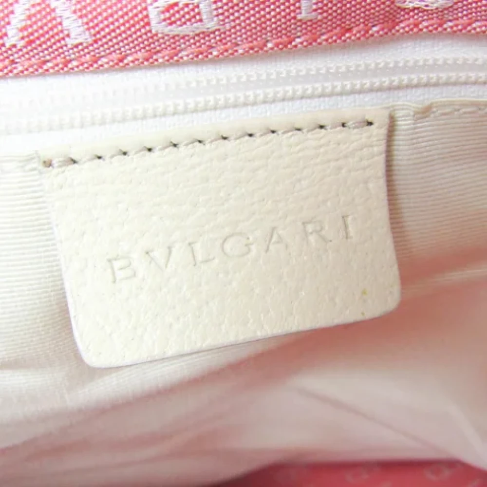 Bvlgari Vintage Pre-owned Canvas totes Pink Dames