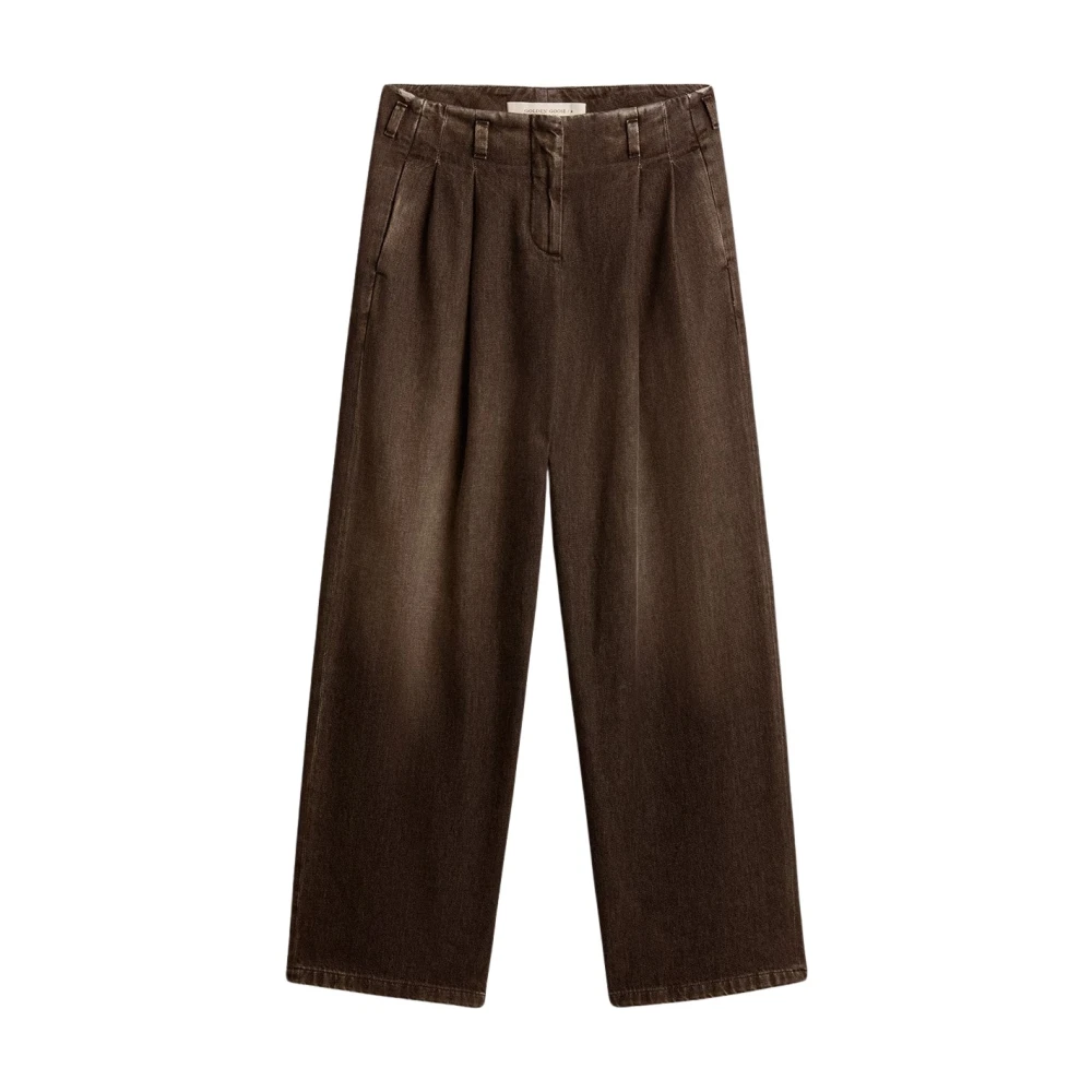 Golden Goose Zwarte Stijlvolle Broek Black Dames