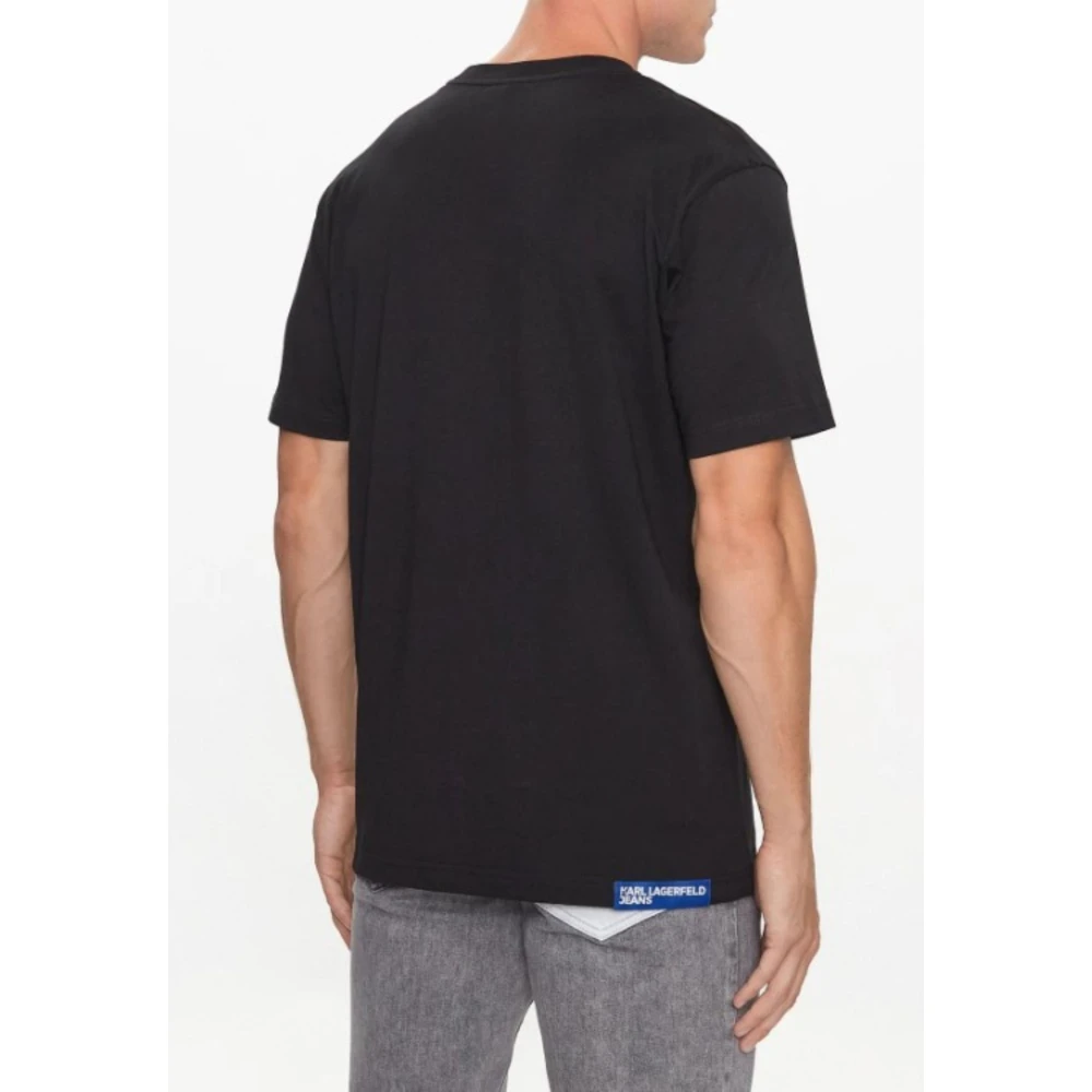 Karl Lagerfeld Heren Regular Logo Tee Black Heren