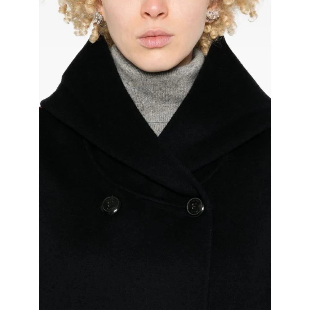Paltò Zwarte Winterjassen Black Dames