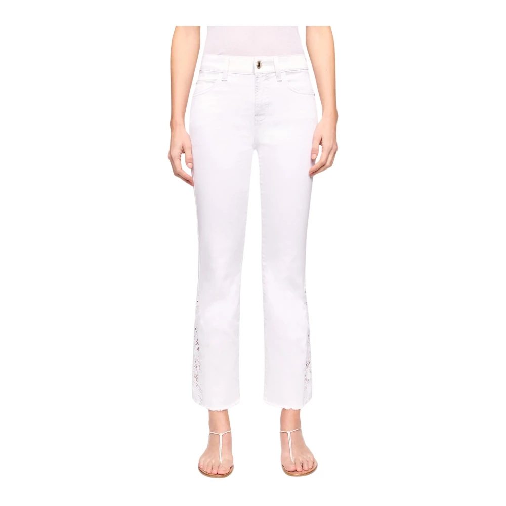 Hvit Paris Easy Kick Jeans