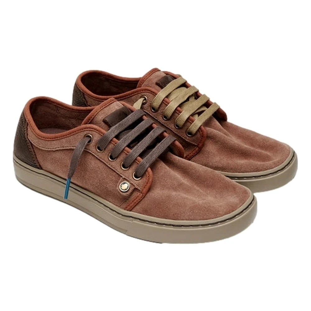 Satorisan Suede Faded Chestnut Snörskor Brown, Herr