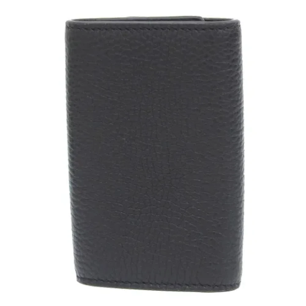 Gucci Vintage Pre-owned Leather home-office Black Dames