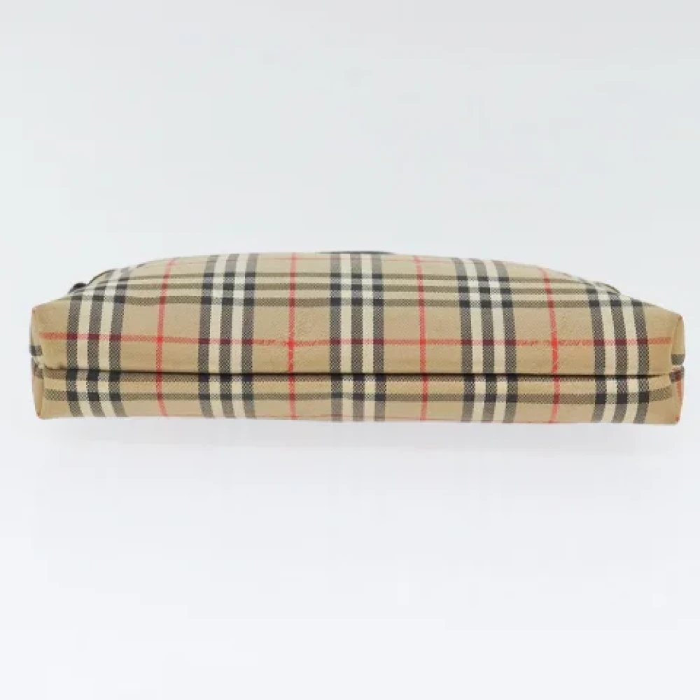 Burberry Vintage Pre-owned Canvas pouches Beige Dames