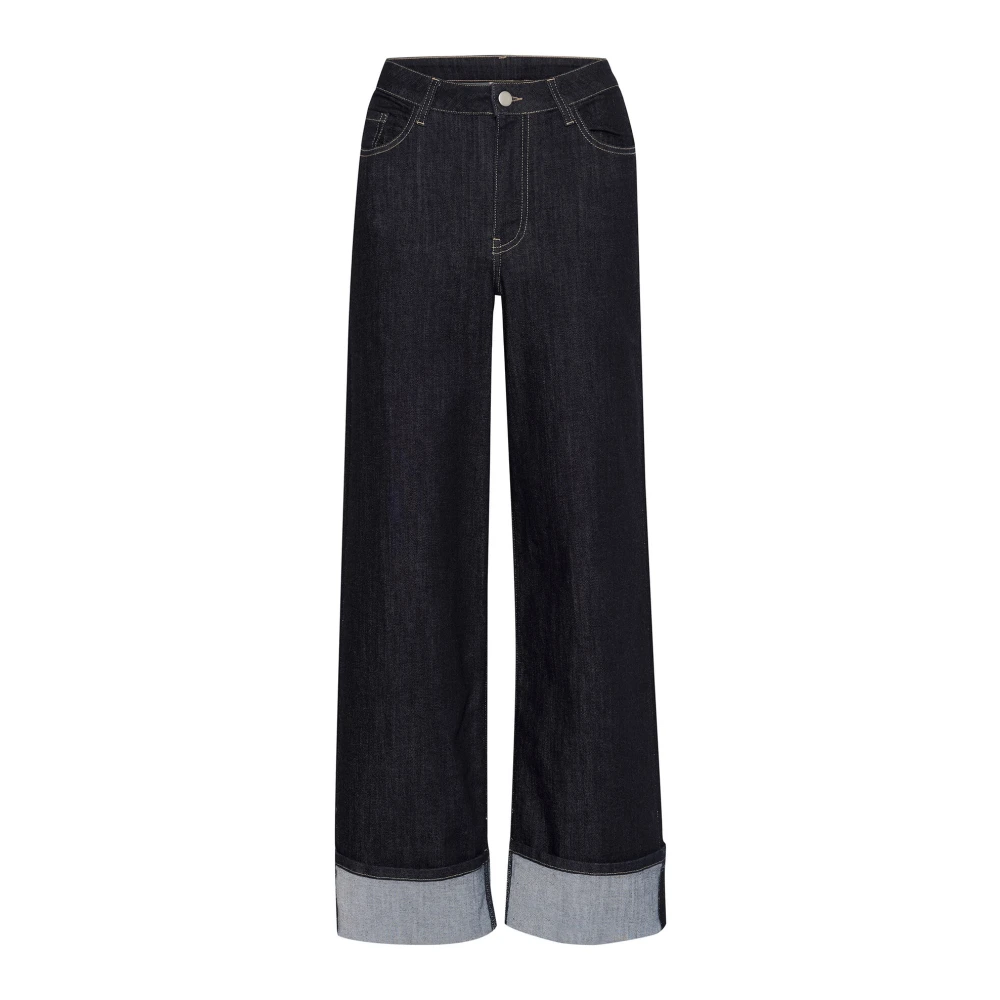 Kaffe - Jeans > Wide Jeans - Blue - Kaffe - Modalova