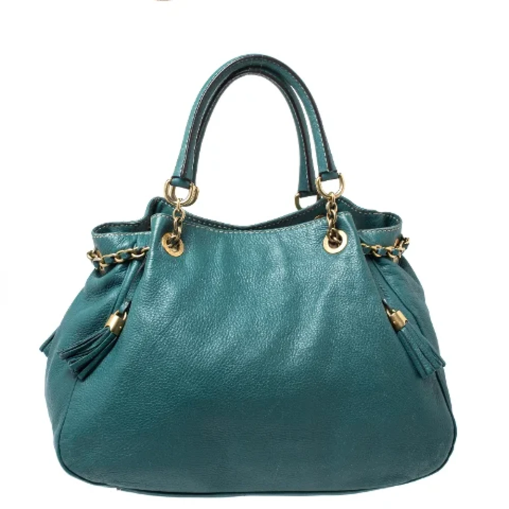 Dolce & Gabbana Pre-owned Leather shoulder-bags Green Dames