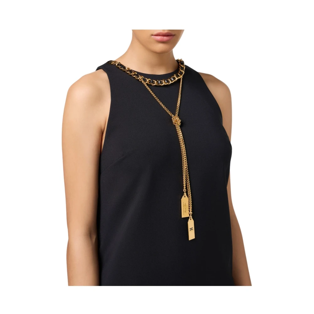 Elisabetta Franchi Elegante Jurk voor Speciale Gelegenheden Black Dames