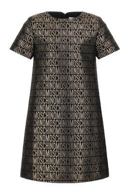 black-short-sleeve-kids-dress