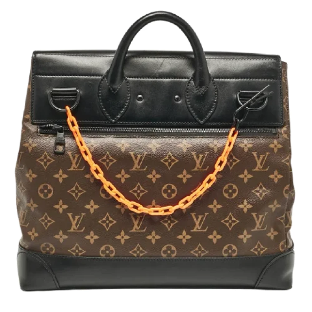 Louis Vuitton Vintage Pre-owned Coated canvas travel-bags Black Dames