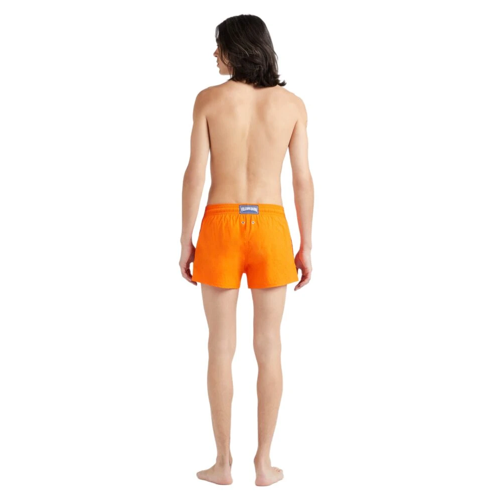 Vilebrequin Korte Jacquard Schildpadden Zwembroek voor Heren Orange Heren