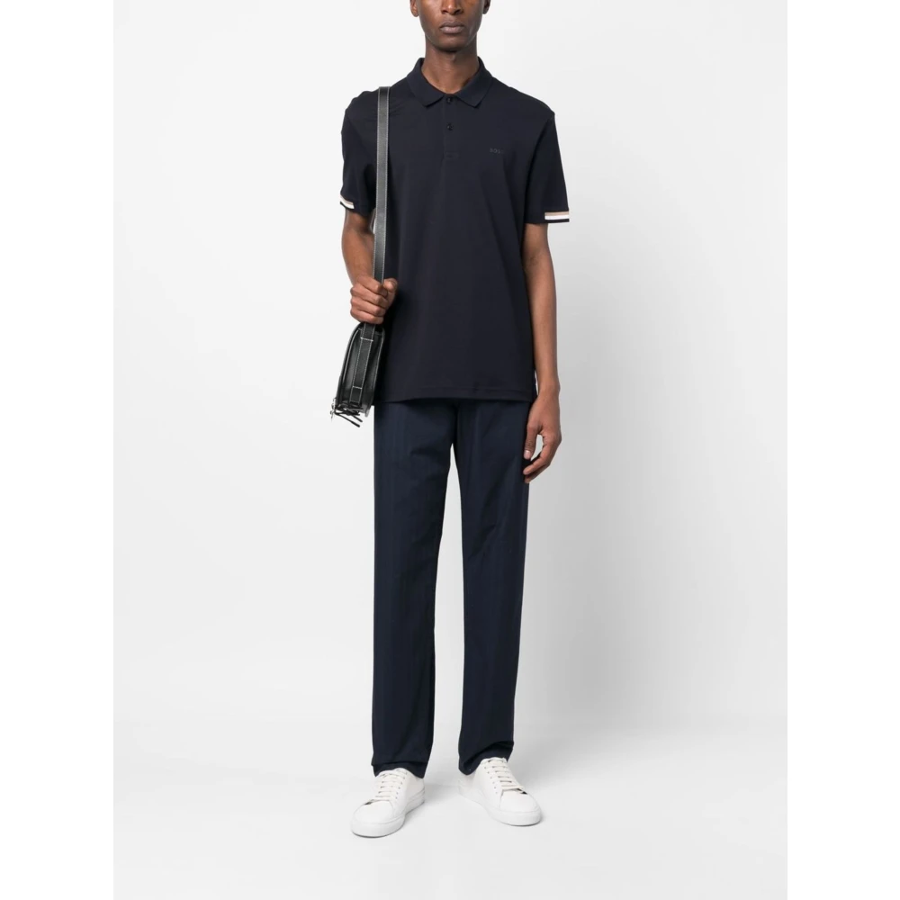 Hugo Boss Donkerblauw Jersey Shirt Blue Heren
