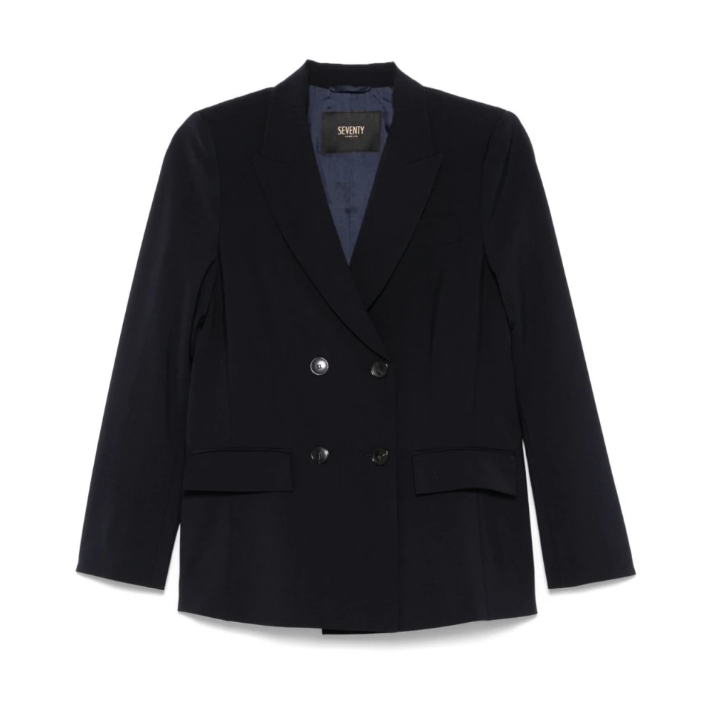 Seventy Blauwe Stijlvolle Jassen Collectie Blue Dames