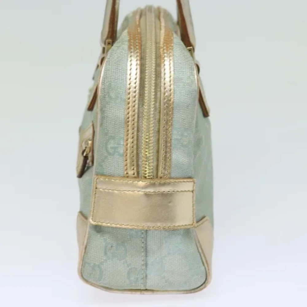 Gucci Vintage Pre-owned Canvas gucci-bags Blue Dames