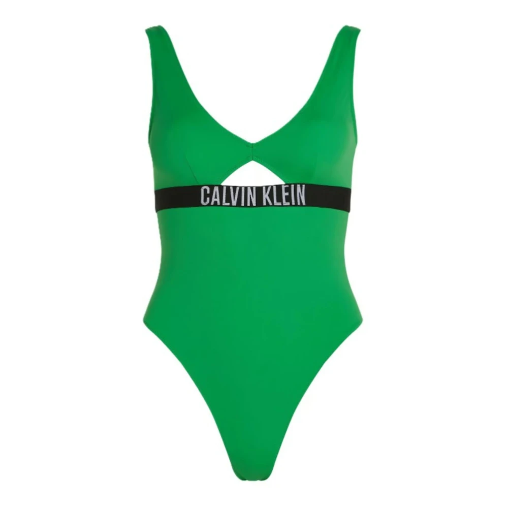 Calvin Klein Donna Verde - Costume Intero Alla Moda - Swimwear - L