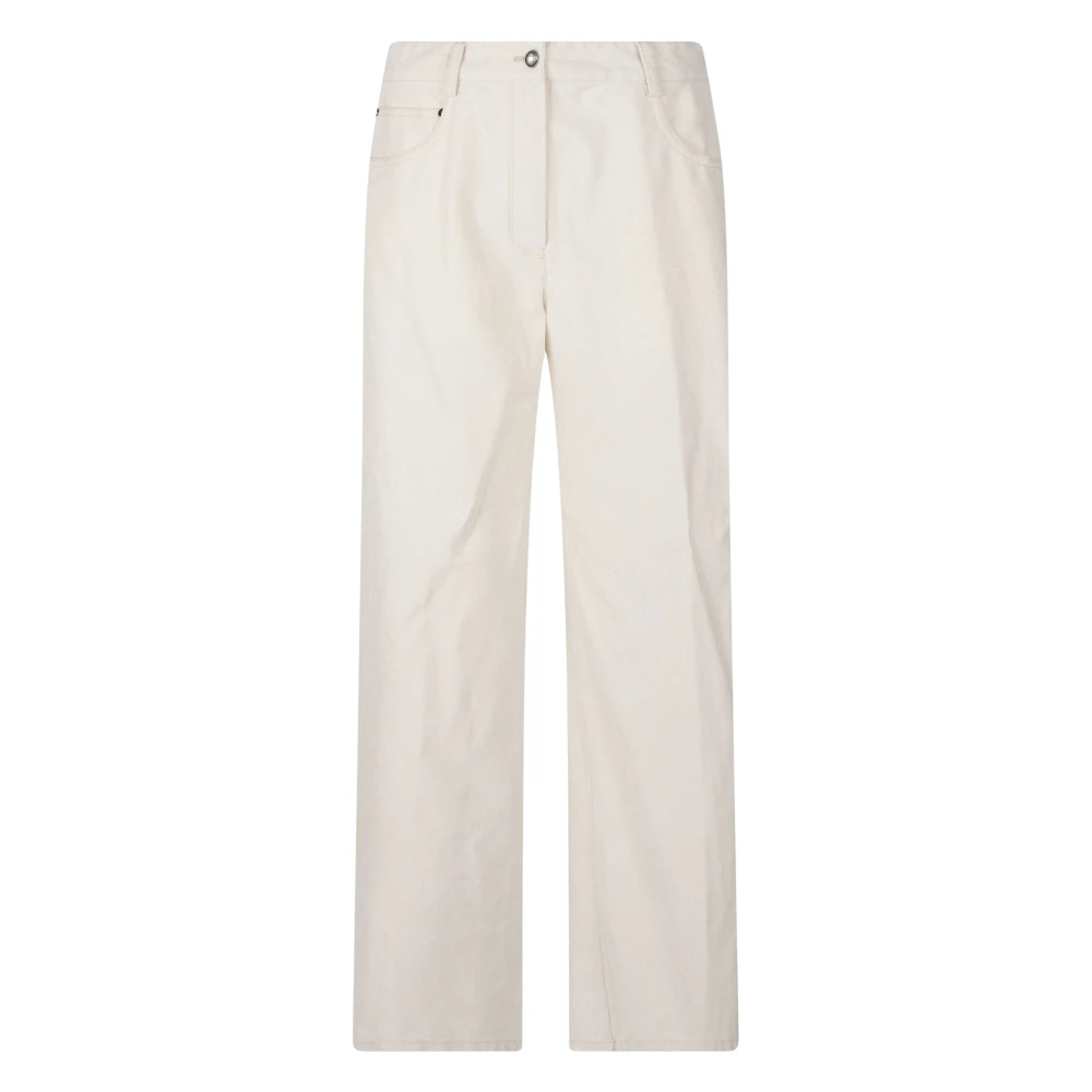Forte Forte Donna Beige Pantaloni, S, New, - Immagine 3