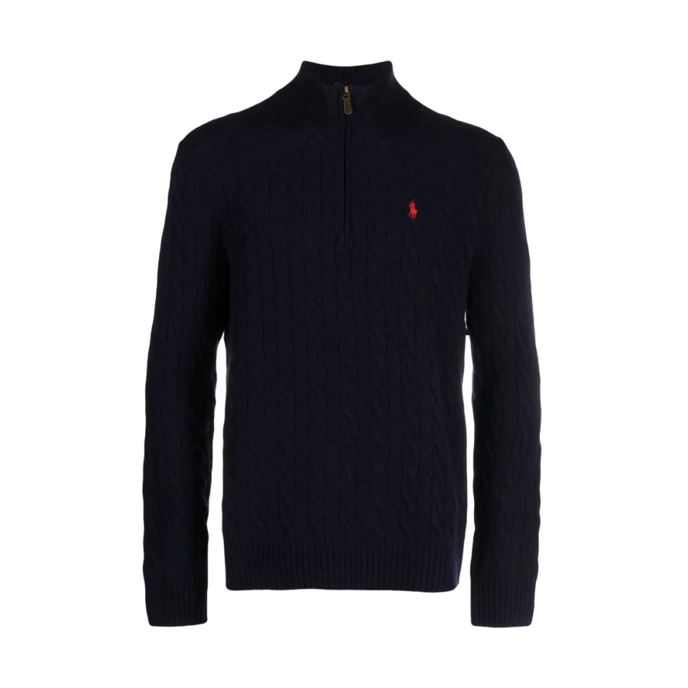 Polo Ralph Lauren Uomo Blu Pullover A Maniche Lunghe