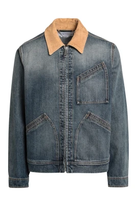 Jeansjacka för stiligt utseende