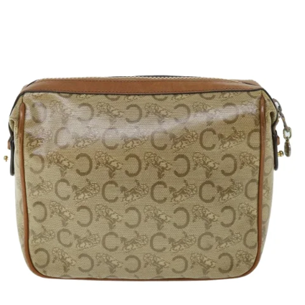 Dior Vintage Pre-owned Canvas clutches Beige Dames