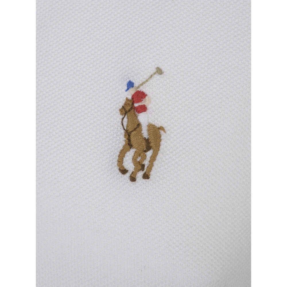 Polo Ralph Lauren Wit Gebreid Langarmshirt White Dames