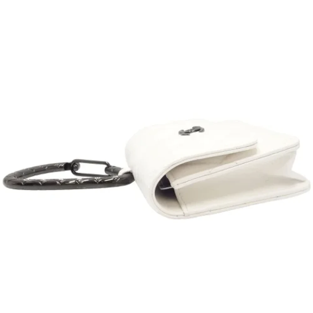 Chanel Vintage Pre-owned Leather wallets White Dames