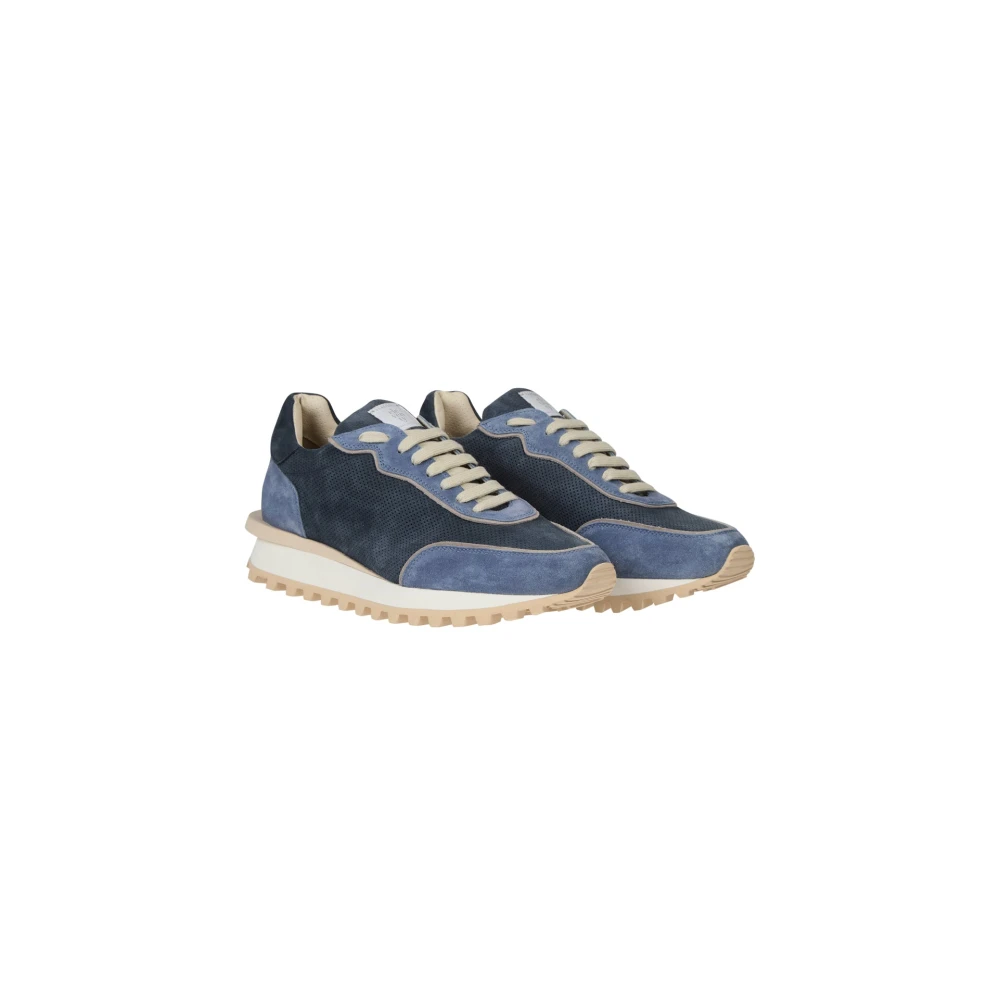 Eleventy Men's Blue Sneakers, 9 Uk, Trainer Sneaker