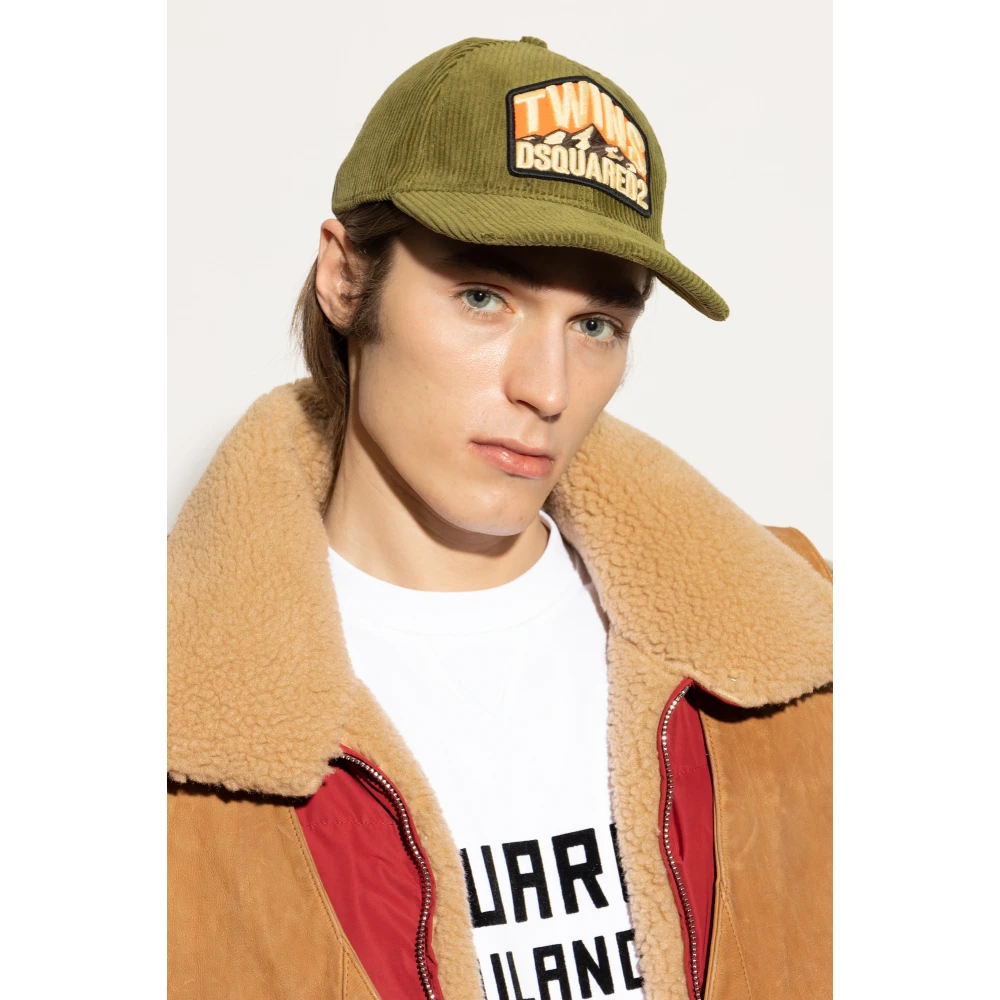 Dsquared2 Baseballpet Green Heren