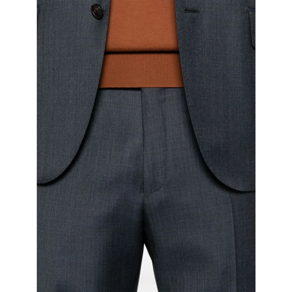 Corneliani Luxe Zwarte Jurk voor Mannen Blue Heren