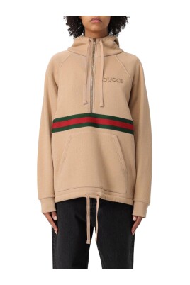 stribet-half-zip-hoodie